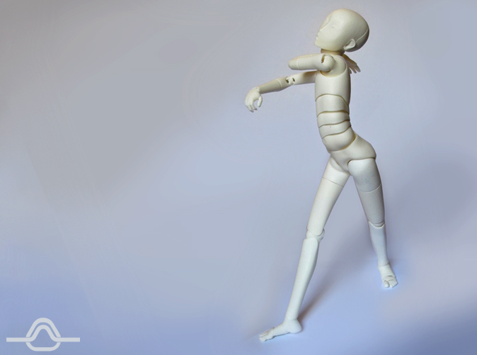 ball jointed doll 3d model
